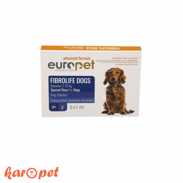 قطره ضد کک و کنه مخصوص سگ یوروپت
