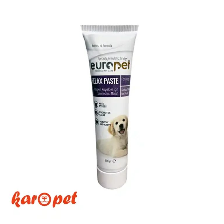 خمیر آرامش بخش سگ یوروپت Europet Dog Relax Paste وزن 100 گرم؛