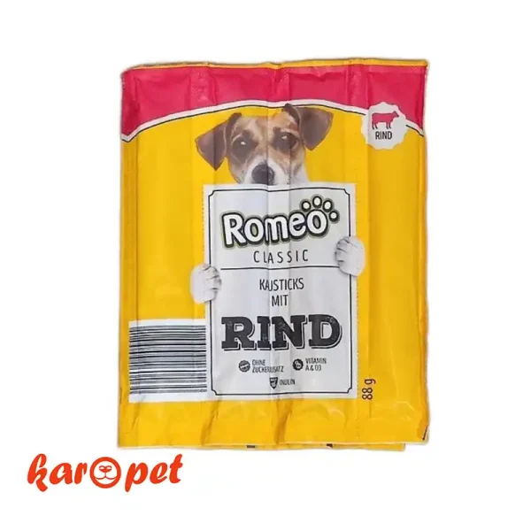 تشویقی مدادی سگ رومئو با طعم گوشت گاو Romeo Stick Beef