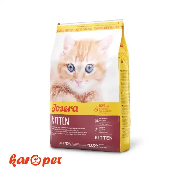 غذای خشک بچه گربه جوسرا مدل KITTEN طعم مرغ و ماهی