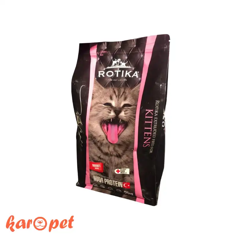 غذای خشک گربه روتیکا مدل kitten وزن 2 کیلوگرم