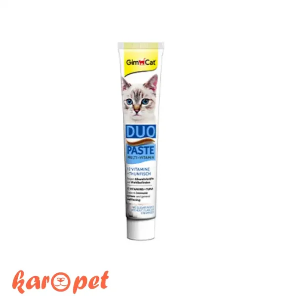 خمیر مولتی ویتامین گربه جیم کت Gimcat با طعم ماهی تن وزن 50 گرم